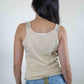 Taupe Spiral Tank Top
