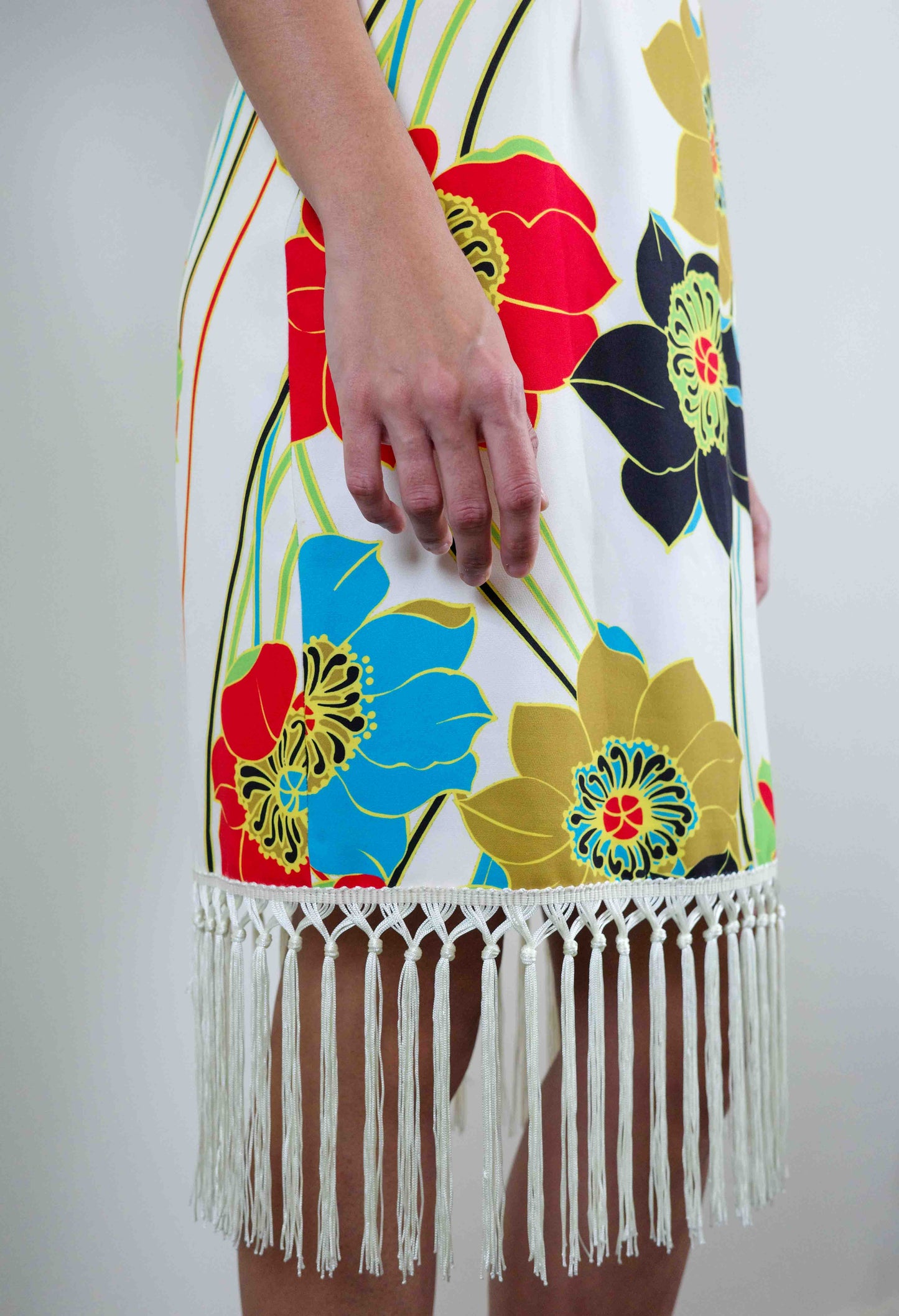 Gai Mattiolo Flora Fringe Dress