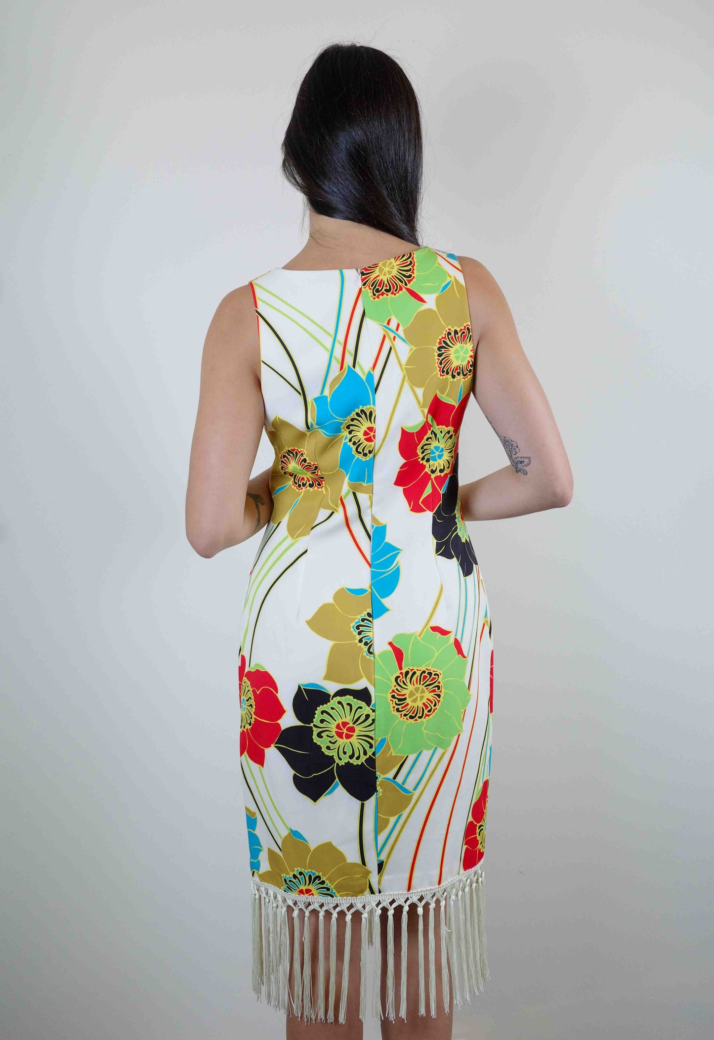 Gai Mattiolo Flora Fringe Dress
