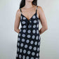 Supérior Silk Polka Dot Dress