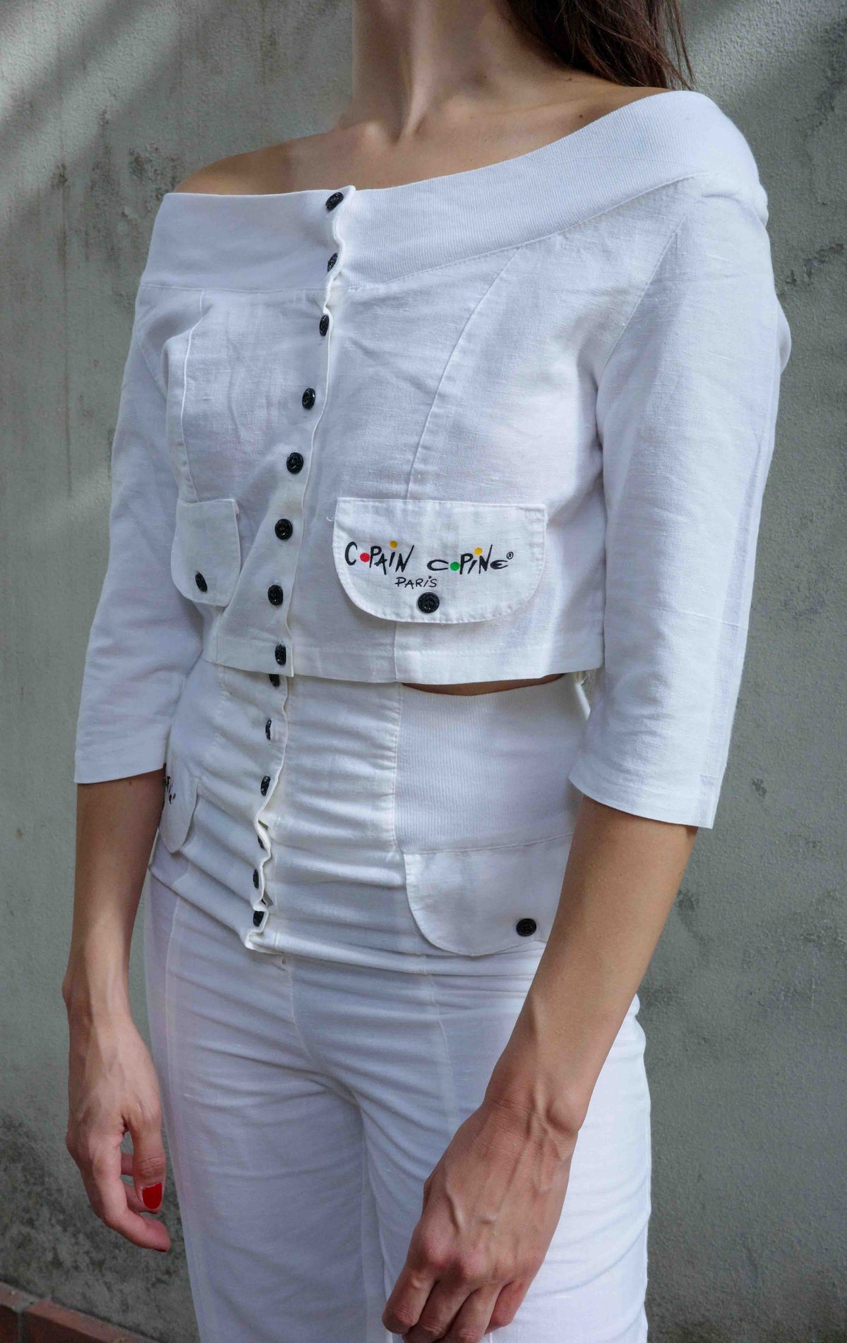1980s Cop Copine Linen Set