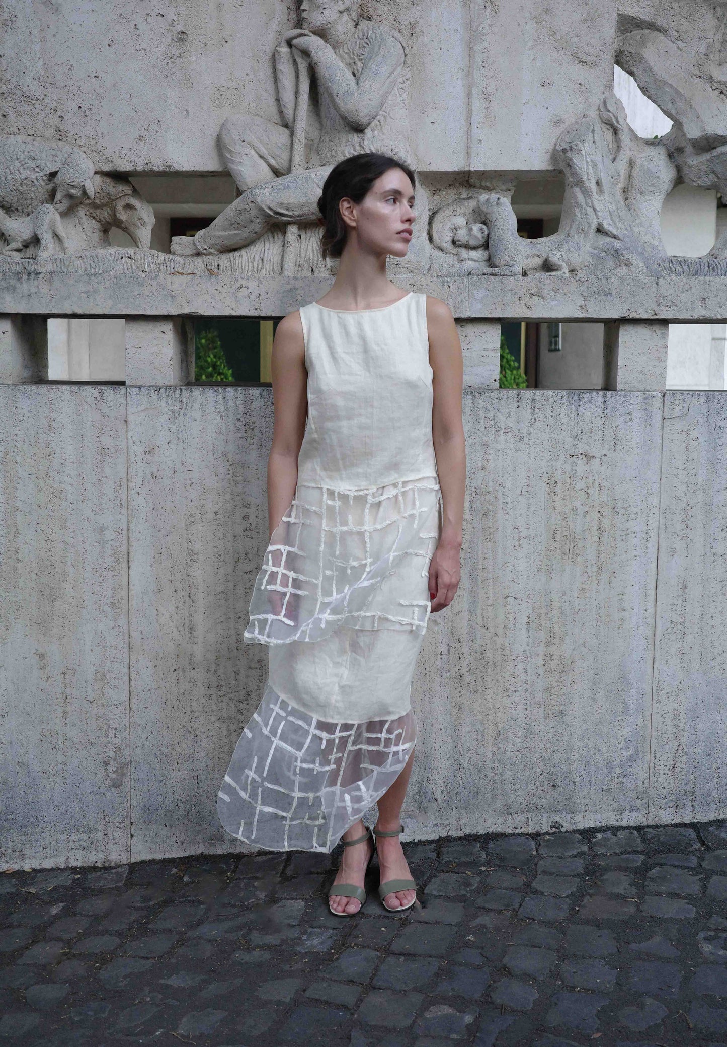 Massimo Vello Cream Grid Set