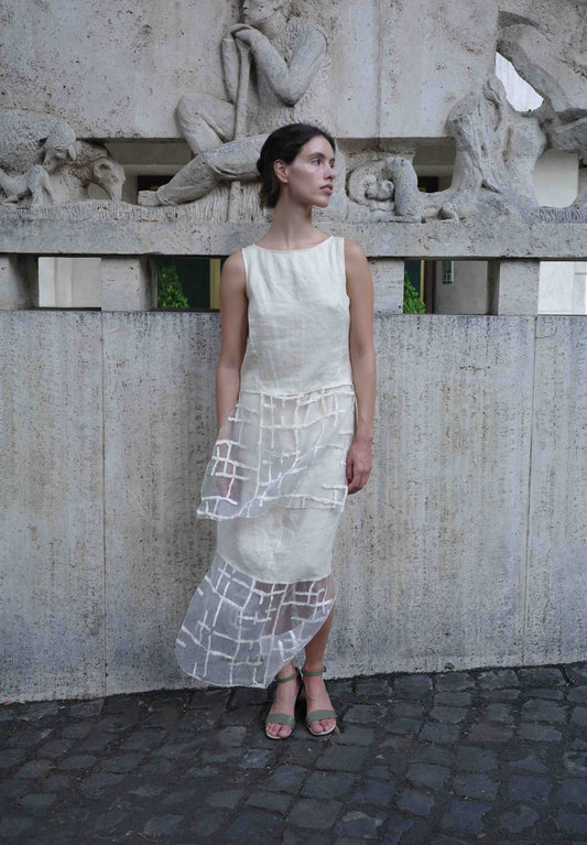 Massimo Vello Cream Grid Set
