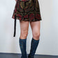 Armani Paisley Velvet Skirt
