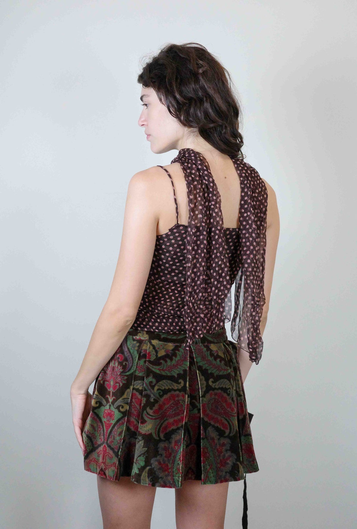 Les Olivades Mahogany Camisole + Stole