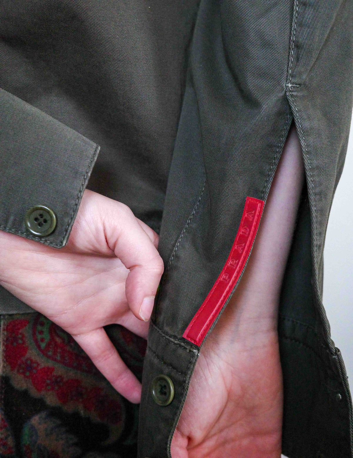 Prada Moss Cargo Jacket