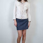 Miu Miu A-Line Denim Skirt