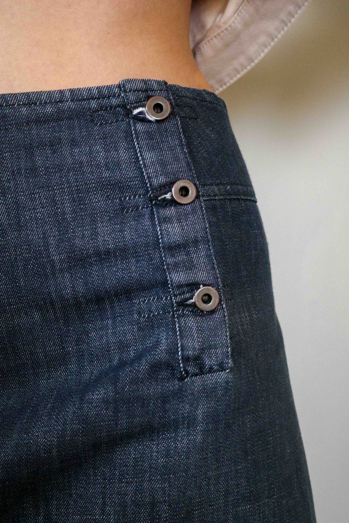 Miu Miu A-Line Denim Skirt
