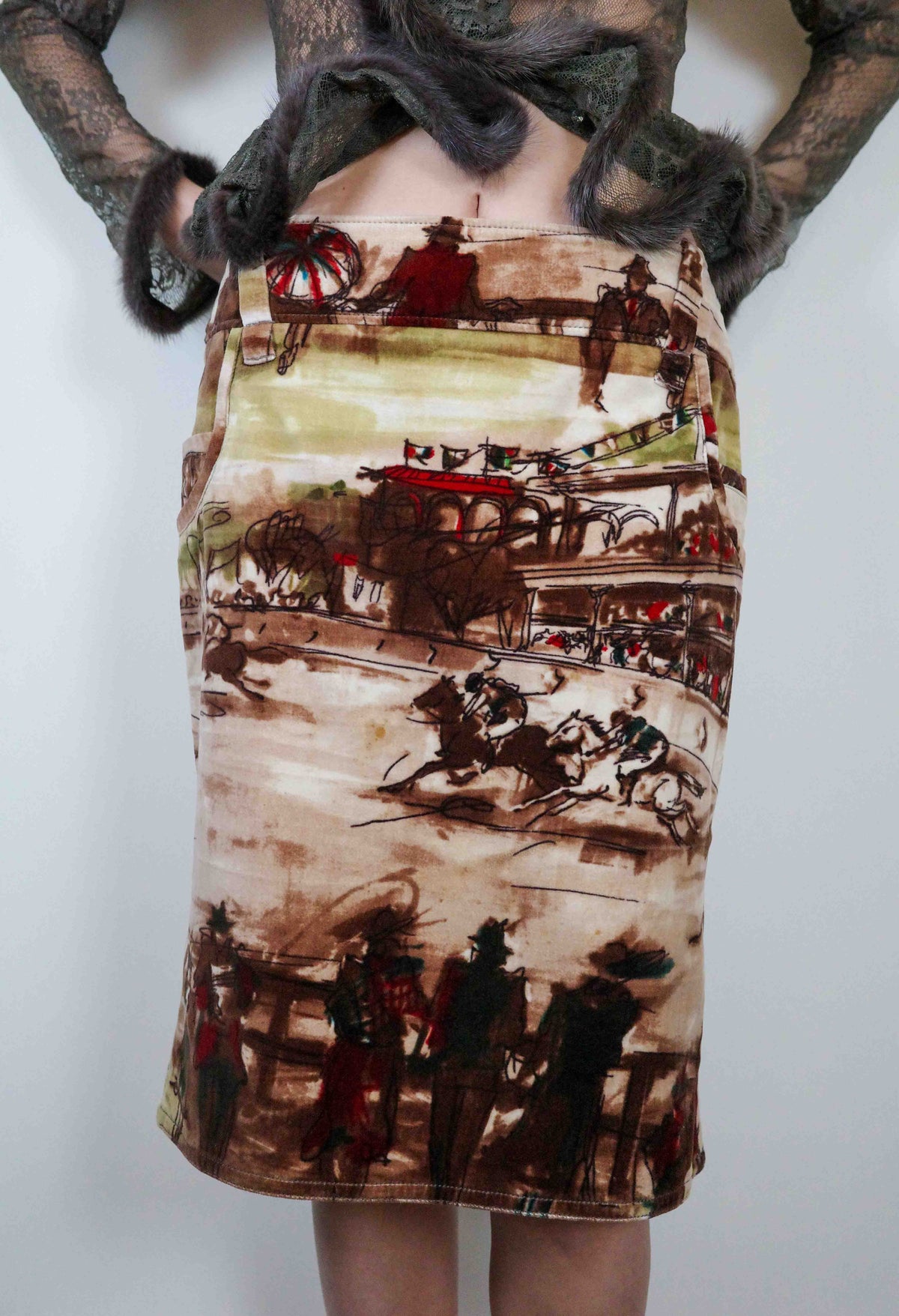 Gianfranco Ferre Palio di Siena Skirt
