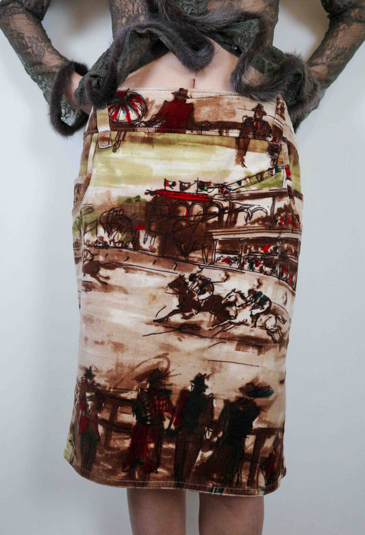 Gianfranco Ferre Palio di Siena Skirt