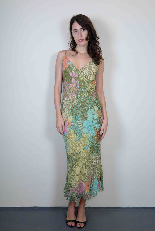 Kenzo Sage Botanica Dress