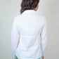 Roberto Cavalli Ivory Drawstring Blouse