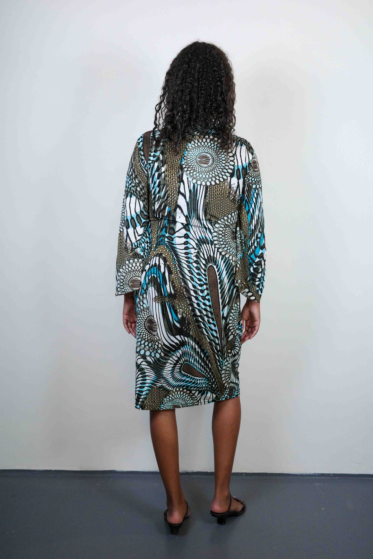 Peacock Medallion Dress