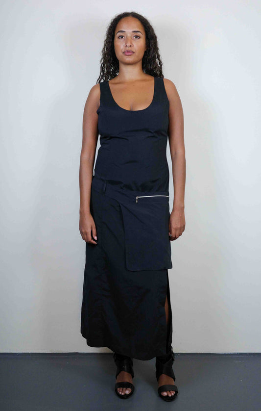Debby Debo Noir Belt Bag Dress
