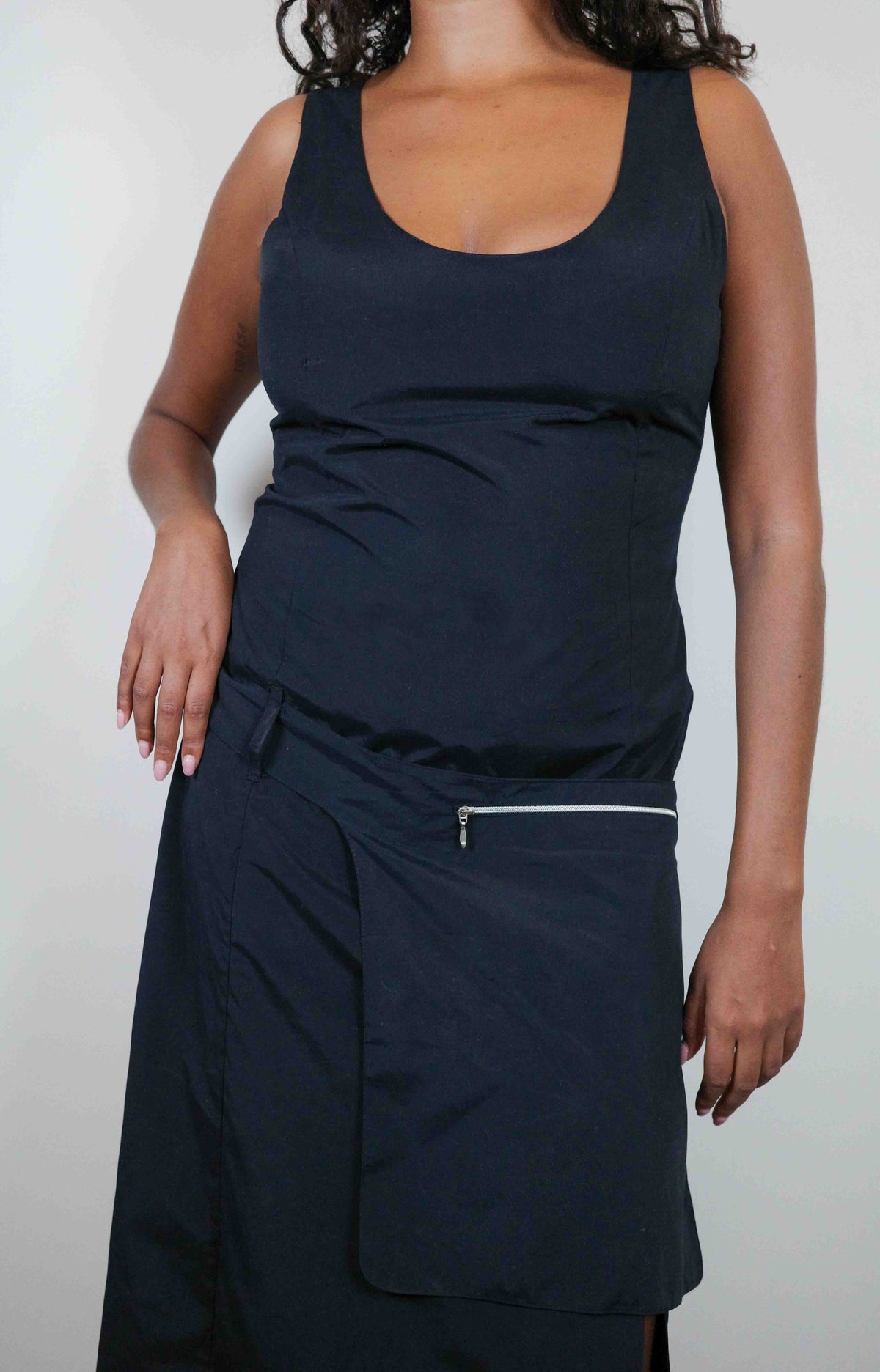 Debby Debo Noir Belt Bag Dress