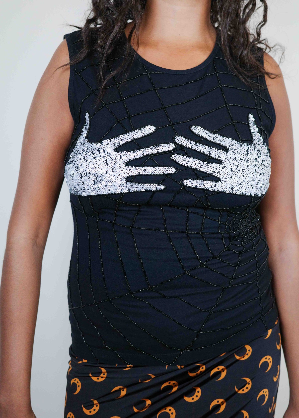 John Richmond Spiderweb Top