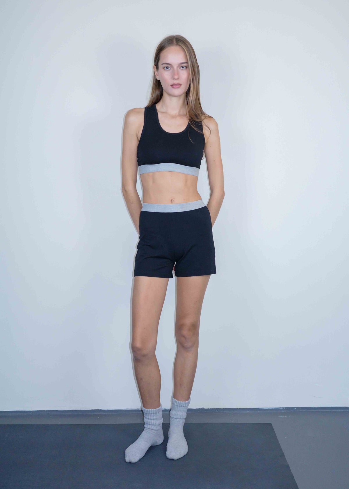 3 Suisses Black Cotton Set