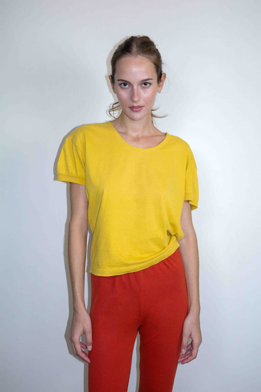 Jean Paul Gaultier Mustard Top