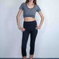 Heather Athletic Crop Top