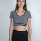 Heather Athletic Crop Top