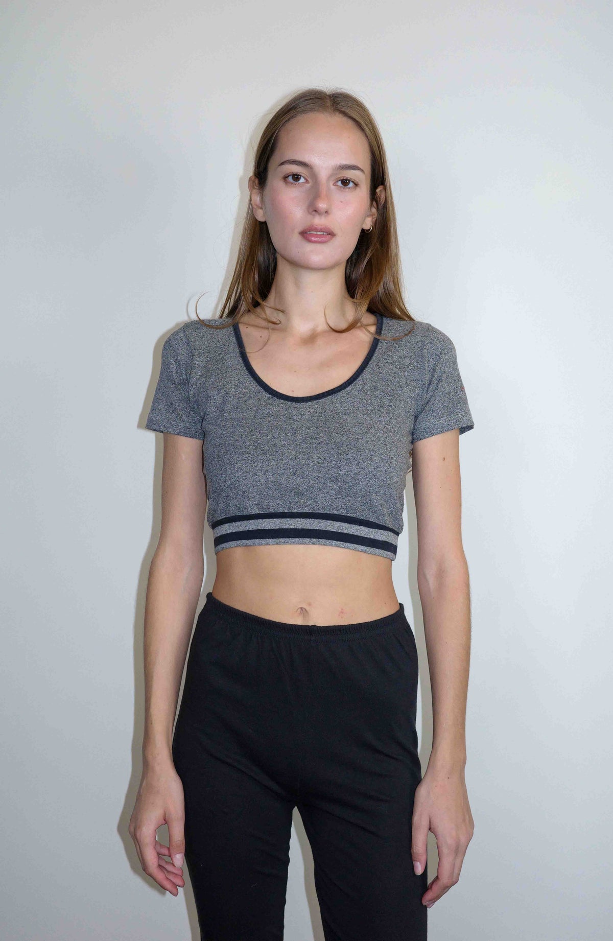 Heather Athletic Crop Top