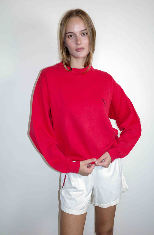 Valentino Crimson Crewneck