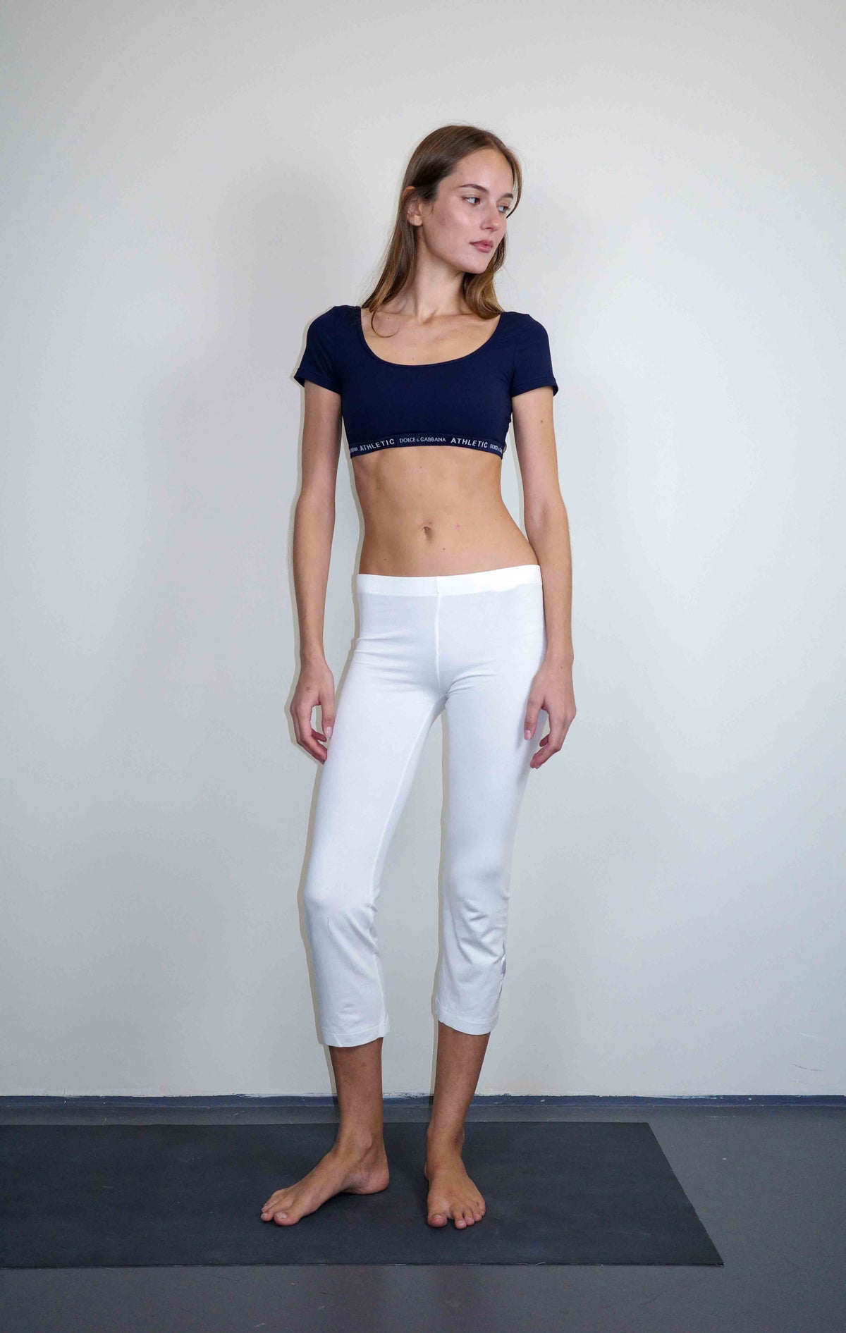Dolce & Gabbana Navy Crop Top