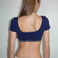 Dolce & Gabbana Navy Crop Top