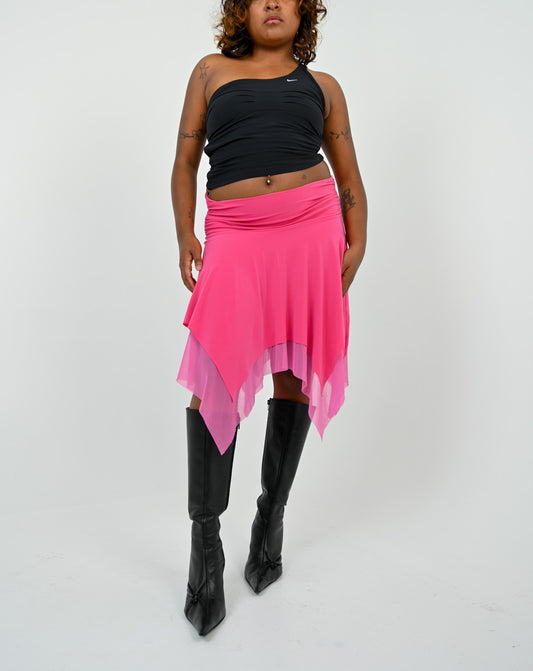 Bubblegum Handkerchief Skirt