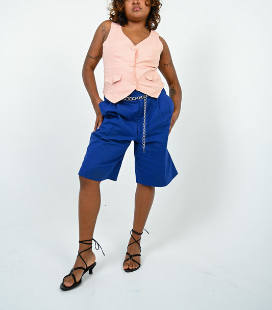 Ballet Slipper Linen Vest