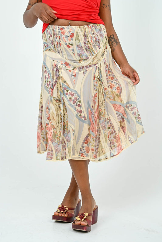Patchwork Flora Skirt
