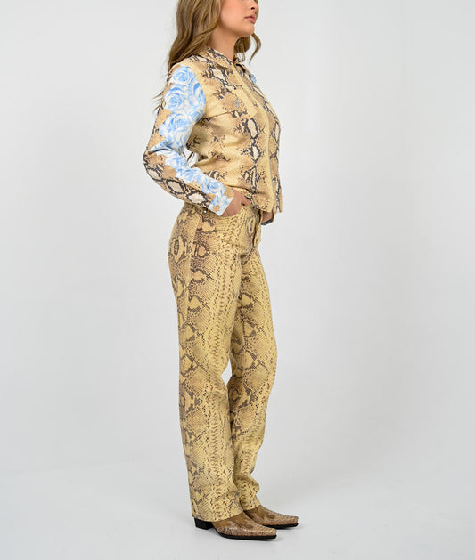 Blumarine Snake Pants