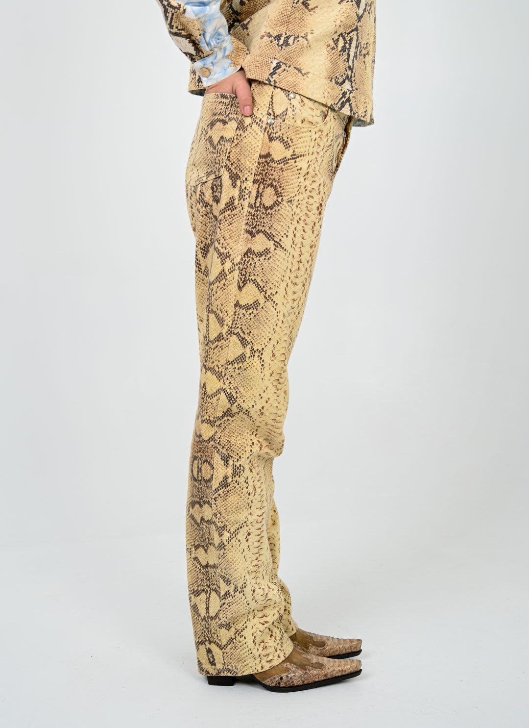Blumarine Snake Pants