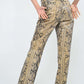 Leather Snake Pants