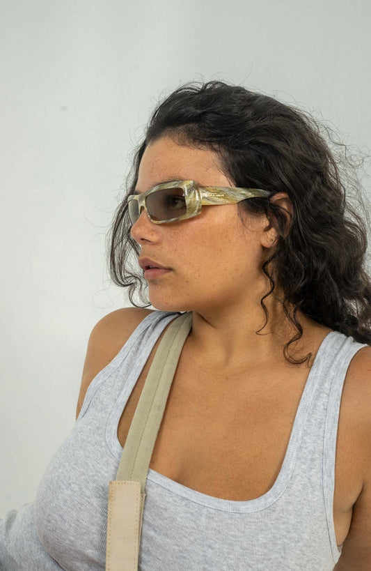 Giorgio Armani Alabaster Sunglasses