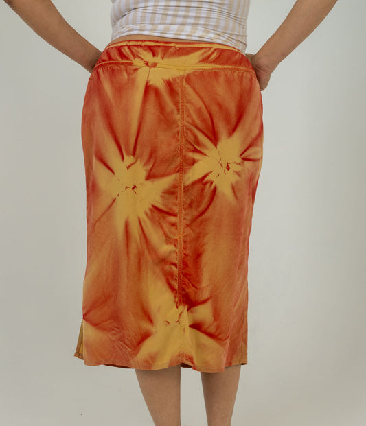 Terra Cotta Dye Skirt
