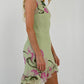 Mint Blossom Ruffle Dress