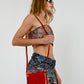 Cristina Effe Sequin Snakeskin Bandeau