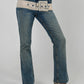 Richmond Trompe L'oeil Ceinture Denim