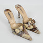 Cesare Paciotti Leather Buckle Mules (40)