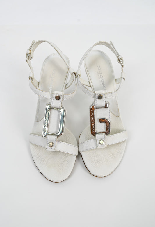 Dolce & Gabbana Bianco Heels (38)