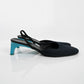 Gucci Turquoise Heel Slingbacks
