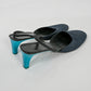 Gucci Turquoise Heel Slingbacks
