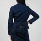 Versace Denim Chiffon Skirt Set