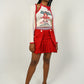 Dolce & Gabbana Strawberry Pleated Skirt