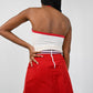 Dolce & Gabbana Strawberry Pleated Skirt