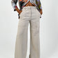 Celine Linen Wide Leg Trousers