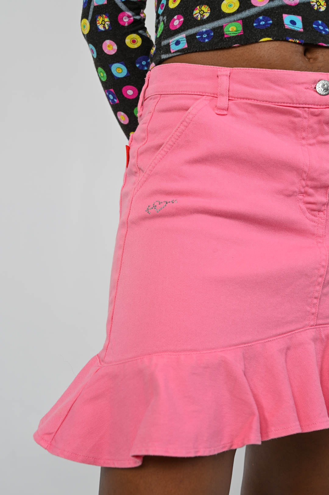 Blumarine Taffy Asymmetrical Skirt