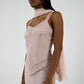 Blush Silky 3-Piece Dress Set