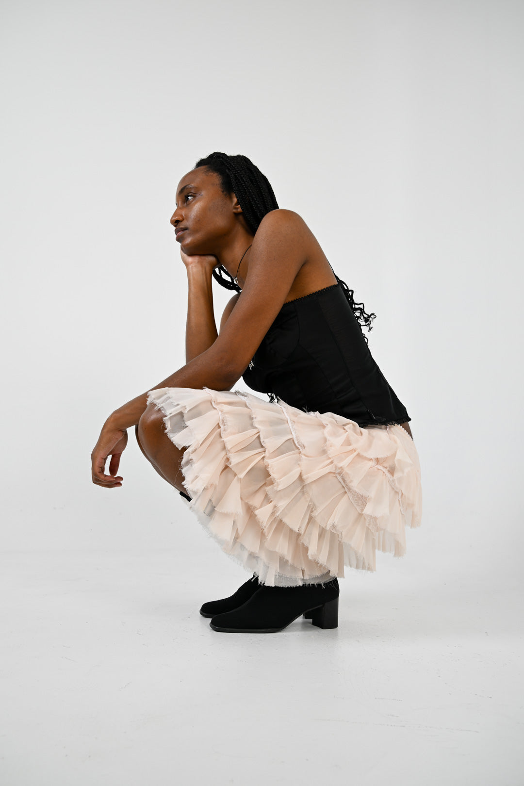 Celyn B. Silk Ballet Ruffle Skirt